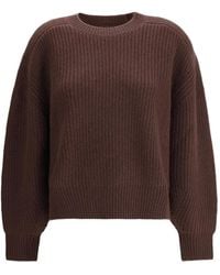 Loulou de Saison - Pull Côtelé Nauru Lds À Col Rond - Lyst
