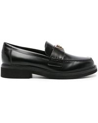Guess USA - Shatha Leather Loafers - Lyst