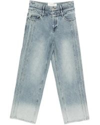Feng Chen Wang - Faded-Effect Denim Jeans - Lyst