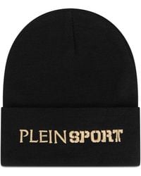 Philipp Plein - Logo-Embroidered Ribbed-Cuff Beanie Hat - Lyst