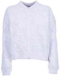 Kangra - Sequin-Embellished Crochet-Knit Jacket - Lyst