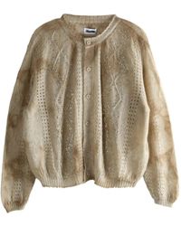 Magliano - Embellished cable-knit cardigan - Lyst