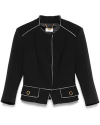 Elisabetta Franchi - スカーフディテール ジャケット - Lyst