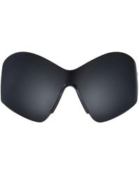 Balenciaga Mask Butterfly Sunglasses in Blue | Lyst