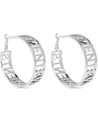 Vetements - Cut-Out Logo Earrings - Lyst