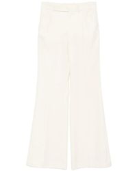 Chloé - Pressed-Crease Flared Trousers - Lyst