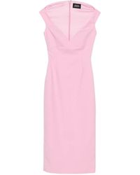 Solace London - Monica V-Neck Sleeveless Midi Dress - Lyst