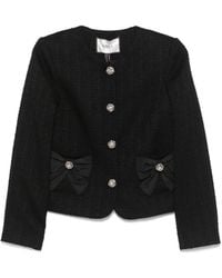 Nissa - Bow-Detail Jacket - Lyst