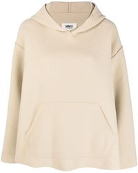 MM6 by Maison Martin Margiela - Oversized Pullover Hoodie - Lyst