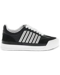 DSquared² - Lace-Up Leather Sneakers - Lyst