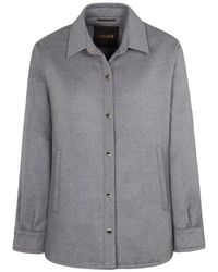Moorer - Geknöpfte Kinsale Jacke - Lyst