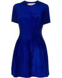 Marni - Cinched Waist Knitted Dress - Lyst