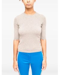 LA ROSE - Crew-Neck Sweater - Lyst