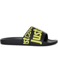 Just Cavalli - Logo-Print Slides - Lyst