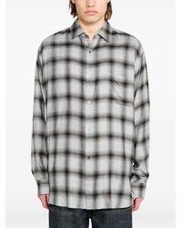 Ssstein - Checked Oversized Shirt - Lyst