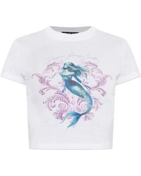Versace Jeans Couture - Mermaid Graphic T-Shirt - Lyst