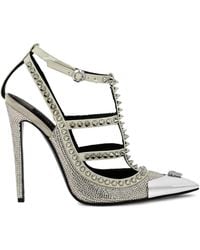Philipp Plein - Sandalen Mit Spitzen Nieten 120Mm - Lyst