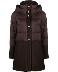 Herno - Padded Single-breasted Coat - Lyst