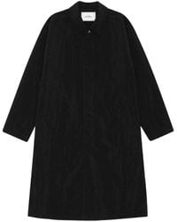 Les Deux - Shiny Single-Breasted Coat - Lyst