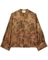 Momoní - Lucy Paisley-Print Silk Shirt - Lyst