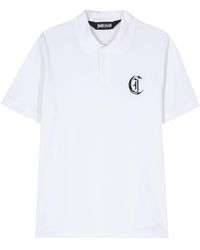 Just Cavalli - Poloshirt Met Geborduurd Logo - Lyst