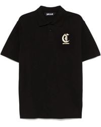 Just Cavalli - Logo-Print Polo Shirt - Lyst