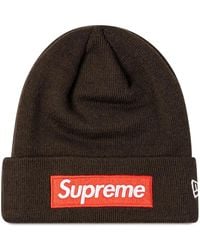 Supreme - X New Era Box-Logo Beanie - Lyst
