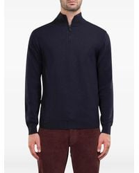 Moorer - Pull À Col Montant Zippé - Lyst