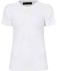 Proenza Schouler - T-Shirt Met Ronde Hals - Lyst