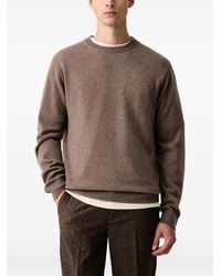 Lindbergh - 1927 Crew-Neck Ribbed-Trim Sweater - Lyst