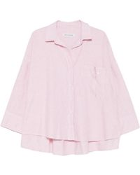 White Sand - Striped Pocket Shirt - Lyst