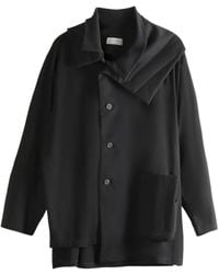 Yohji Yamamoto - Quilted-Panelled Coat - Lyst