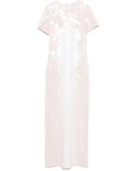 Sportmax - Midikleid mit Pailletten - Lyst