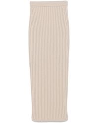 Max Mara - Seta Midirock Aus Rippstrick - Lyst