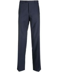 Canali - Straight-Leg Wool Trousers - Lyst