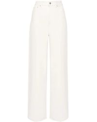 TOTEME - Wide Leg Denim Jeans - Lyst