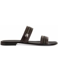 Giuseppe Zanotti - Brad Zip-Detail Sandals - Lyst