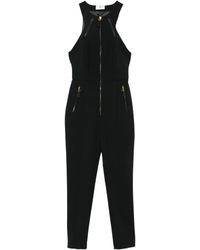 Elisabetta Franchi - Jumpsuit Met Halternek En Rits - Lyst