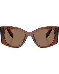 Michael Kors - Gafas de sol Costa Blanca con placa del logo - Lyst