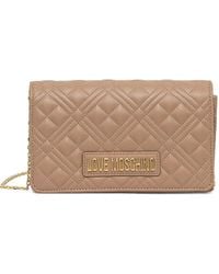 Love Moschino - Quilted-Design Chain-Strap Shoulder Bag - Lyst