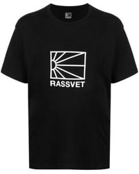 Rassvet (PACCBET) - Logo-Print Cotton T-Shirt - Lyst