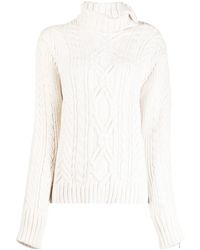 Monse - Cable-Knit Zip-Detail Jumper - Lyst