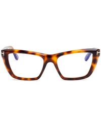 Tom Ford - Tortoiseshell-Effect Glasses - Lyst