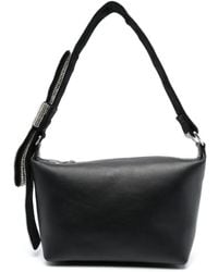 Kara - Crystal Bow Leather Shoulder Bag - Lyst