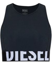 DIESEL - Haut Sibilla-D-Pop À Bande Logo - Lyst