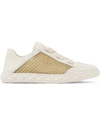 Jimmy Choo - Diamond Leather Sneakers - Lyst
