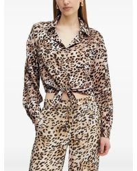 Guess - Bluse mit Leoparden-Print - Lyst