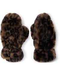 Apparis - Leopard-Motif Gloves - Lyst