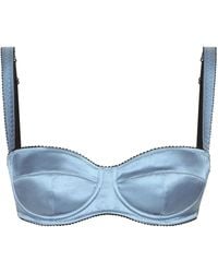 Dolce & Gabbana - Soutien-Gorge Balconnet En Satin - Lyst