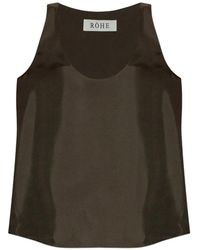 Rohe - Scoop-Neck Sleeveless Top - Lyst